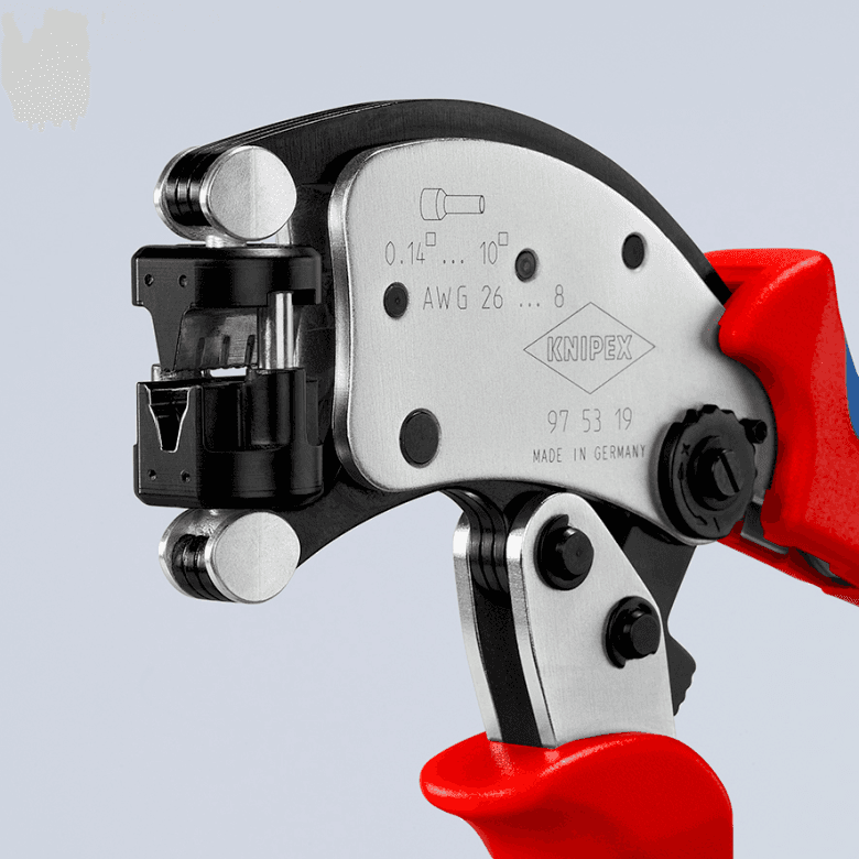 Knipex 97 53 19 Twistor® T samopodešavajuća klešta za hilzne sa rotirajućom glavom 0.14 - 10 mm² - slika 4
