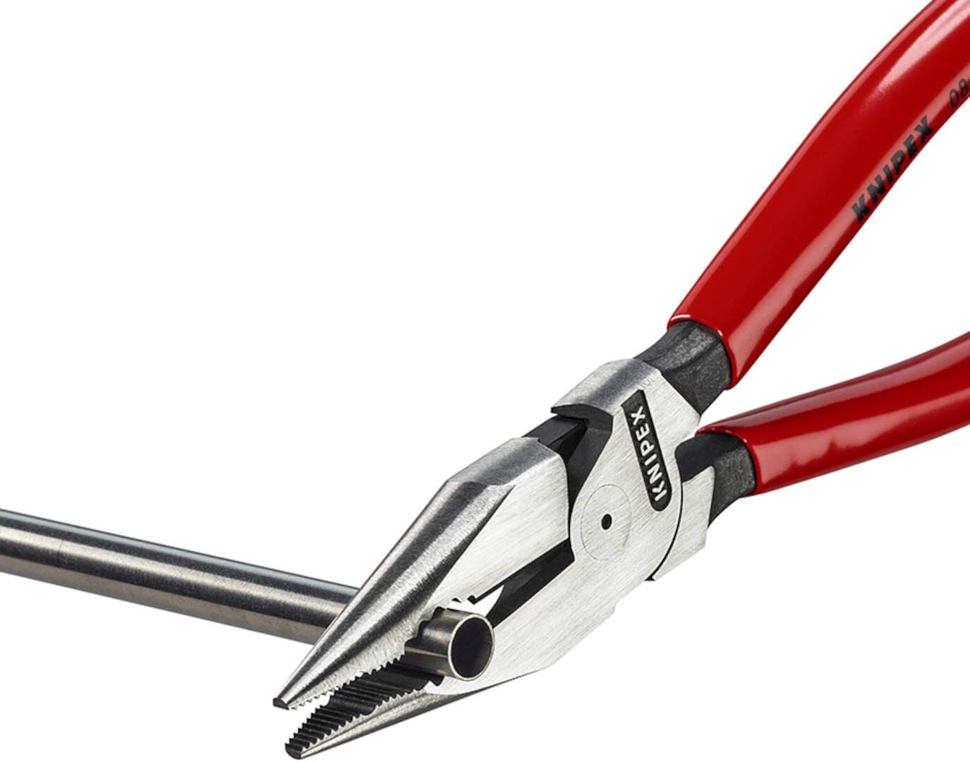 Knipex 08 21 185 SB Kombinovana špic klešta 185mm sa gumiranim ručkama - slika 2