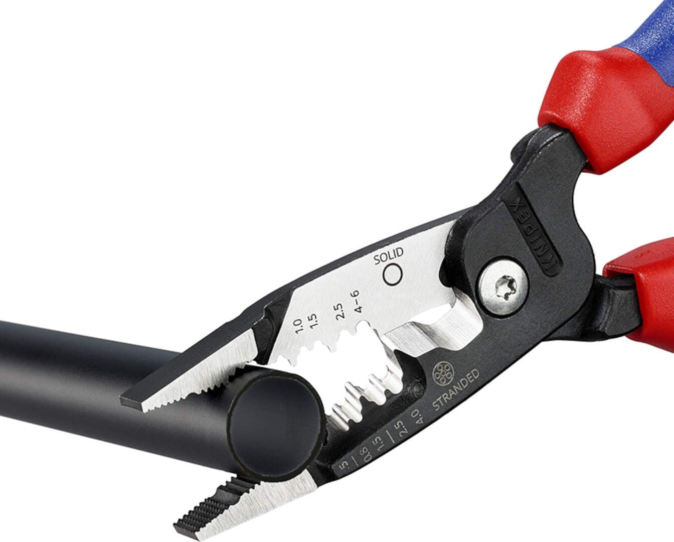 Knipex 13 72 200 ME Kombinovana električarska klešta za skidanje izolacije 200mm - slika 4