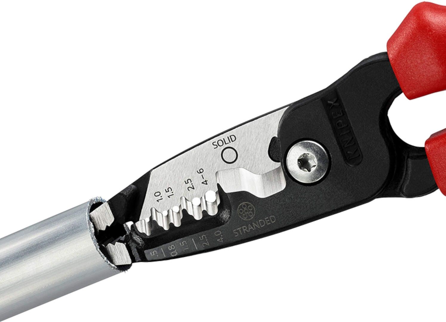 Knipex 13 72 200 ME Kombinovana električarska klešta za skidanje izolacije 200mm - slika 3