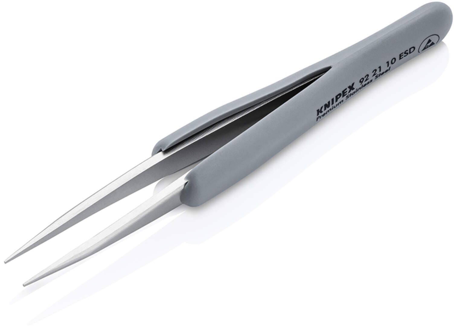 Knipex 92 21 10 ESD Precizna pinceta sa gumiranim ručkama - slika 2