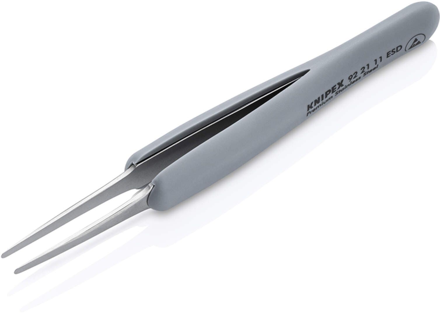 Knipex 92 21 12 ESD Precizna pinceta sa gumiranim ručkama - slika 2