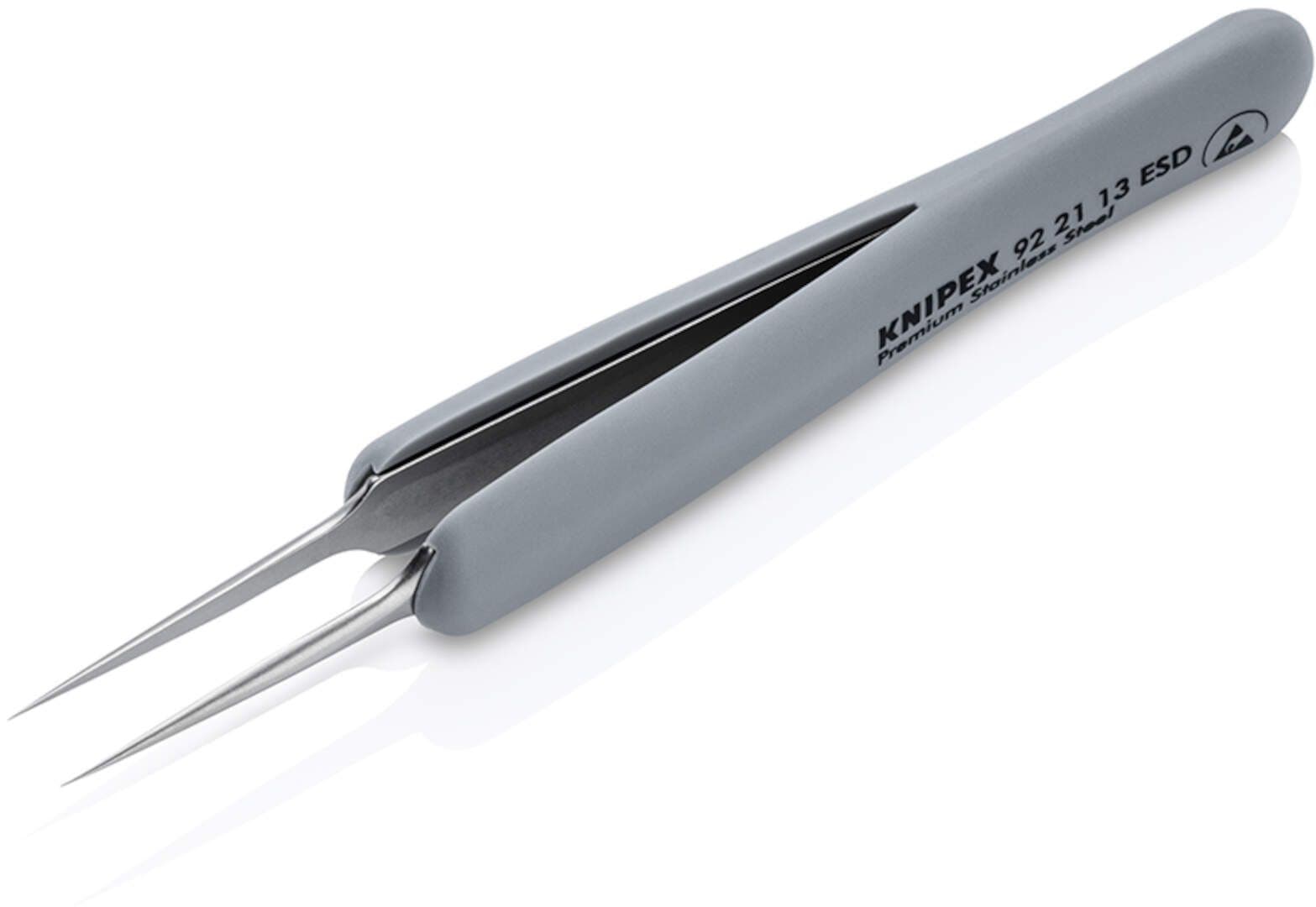 Knipex 92 21 13 ESD Precizna pinceta sa gumiranim ručkama - slika 2