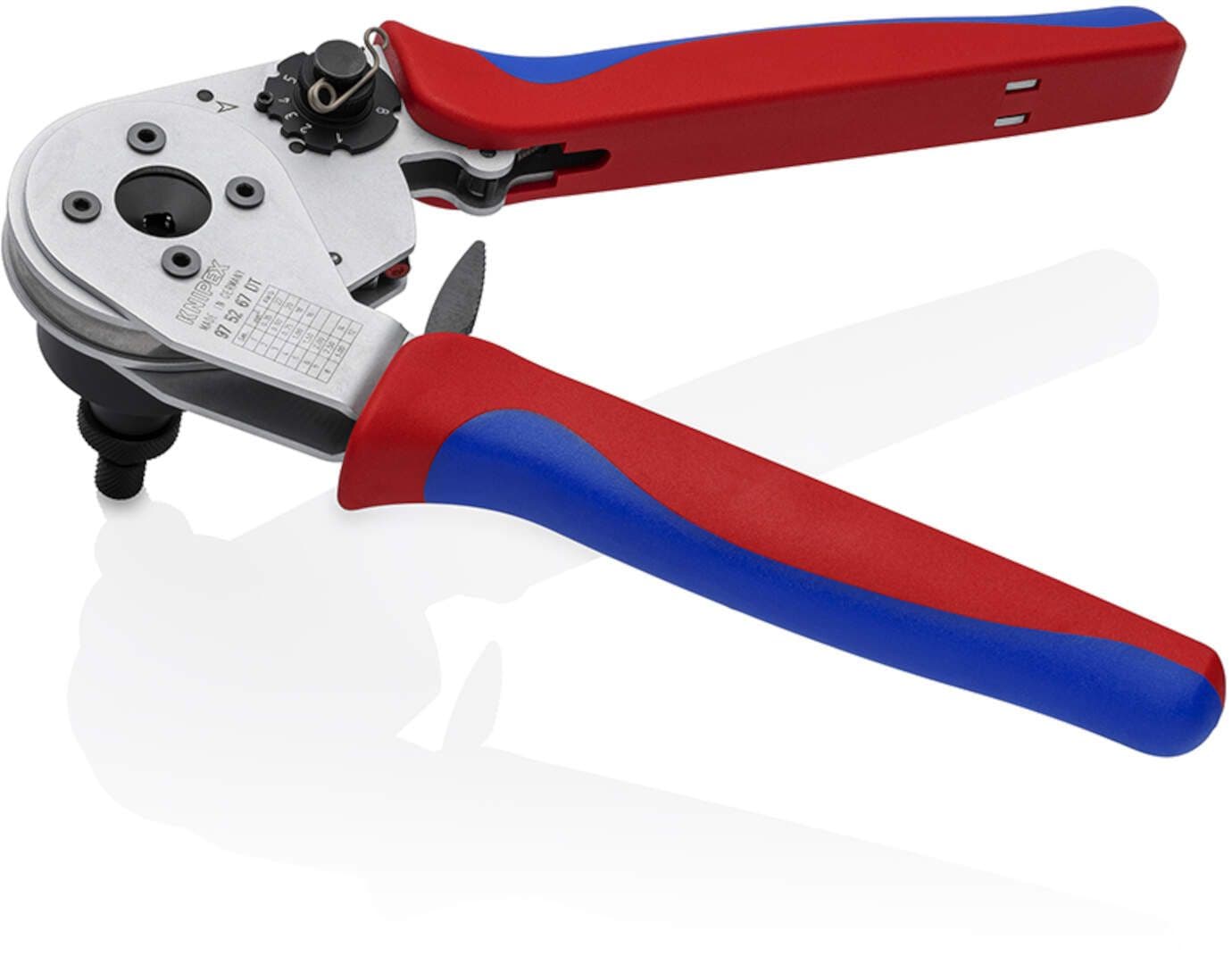 Knipex 97 52 67 DT Klešta za presovanje sa 4 osovine za DT konektore 0,35 - 3,0 mm² - slika 2