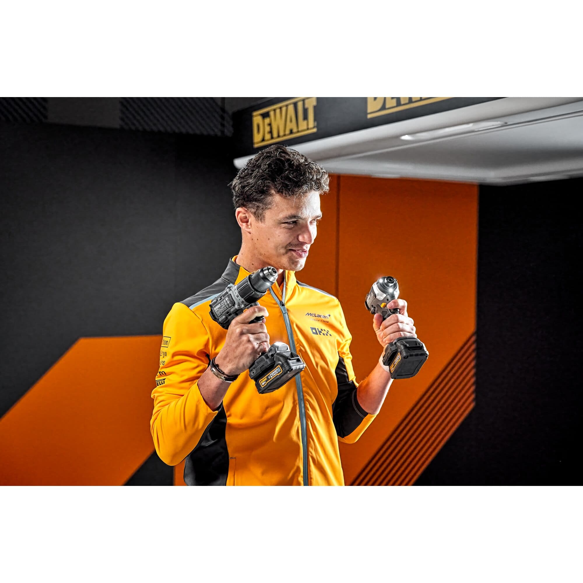 Aku set alata DeWalt DCK200ME2GT x McLaren F1 Team DCD85M+DCF85M, 2x1.7Ah PowerStack - slika 3