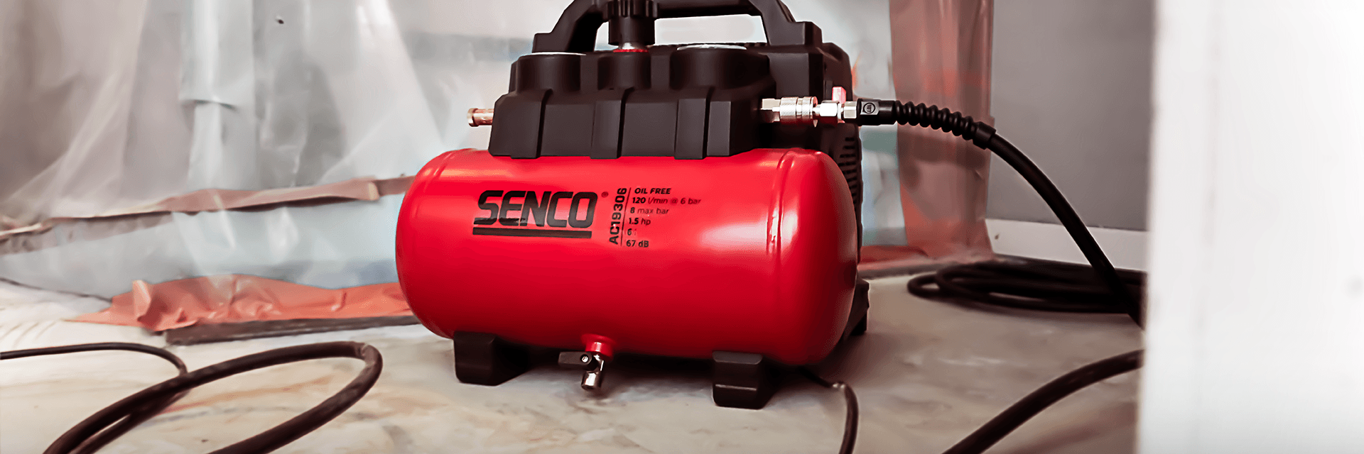 Senco AC19306BL Kompresor za vazduh, 6l, 8 bar, 1100W - slika 2