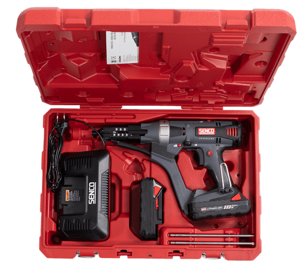 Senco DURASPIN DS722-18V akumulatorski šauber, 2x3.0Ah, 25-75mm - slika 3