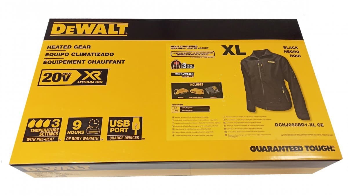 DeWalt DCHJ090BD1 Soft-Shell jakna sa grejačima, 1x2.0Ah, sa adapterom - slika 6