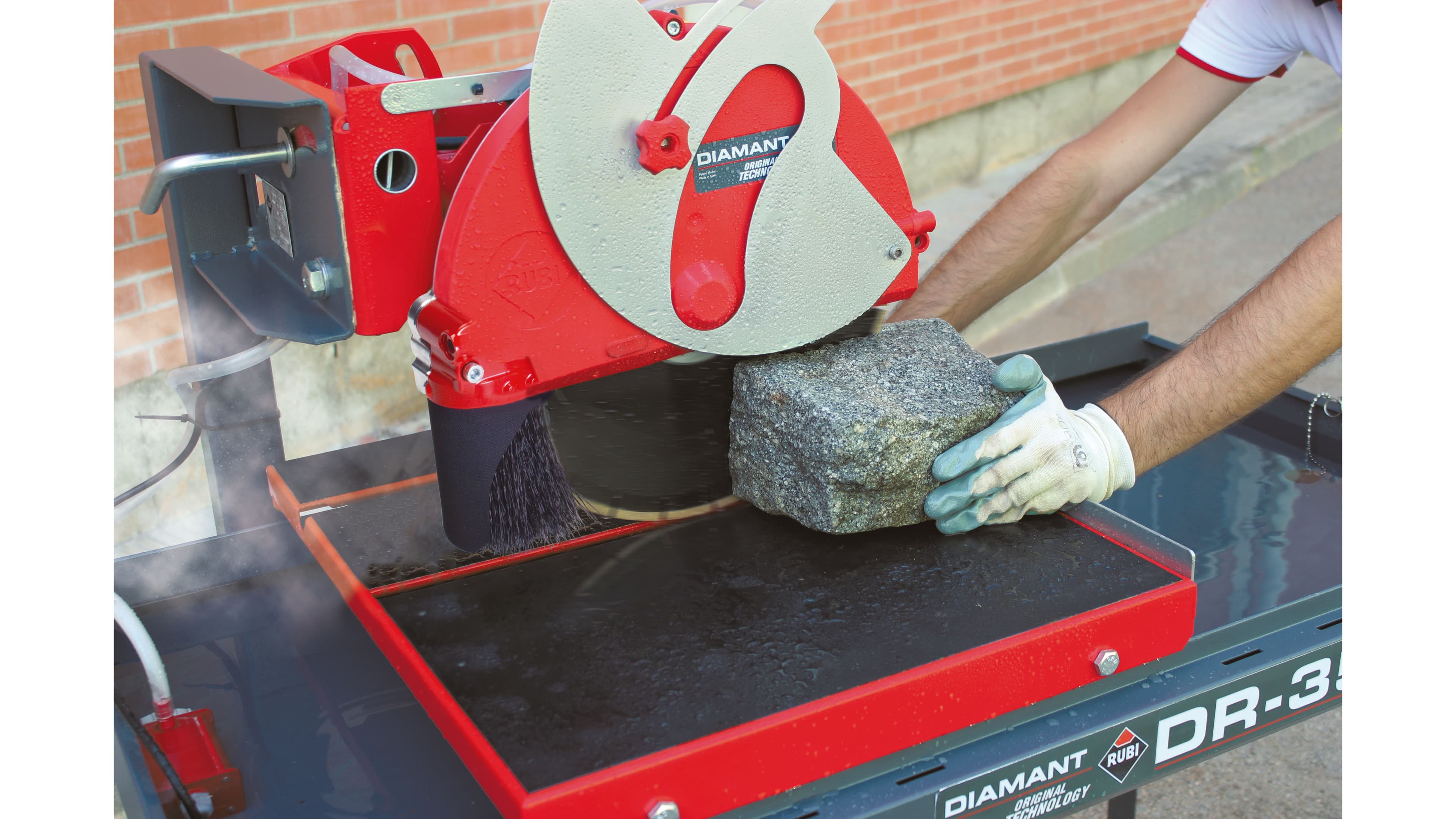 RUBI DR-350 električni cirkular za keramiku, sa vodenim hlađenjem, 300/350mm - slika 6