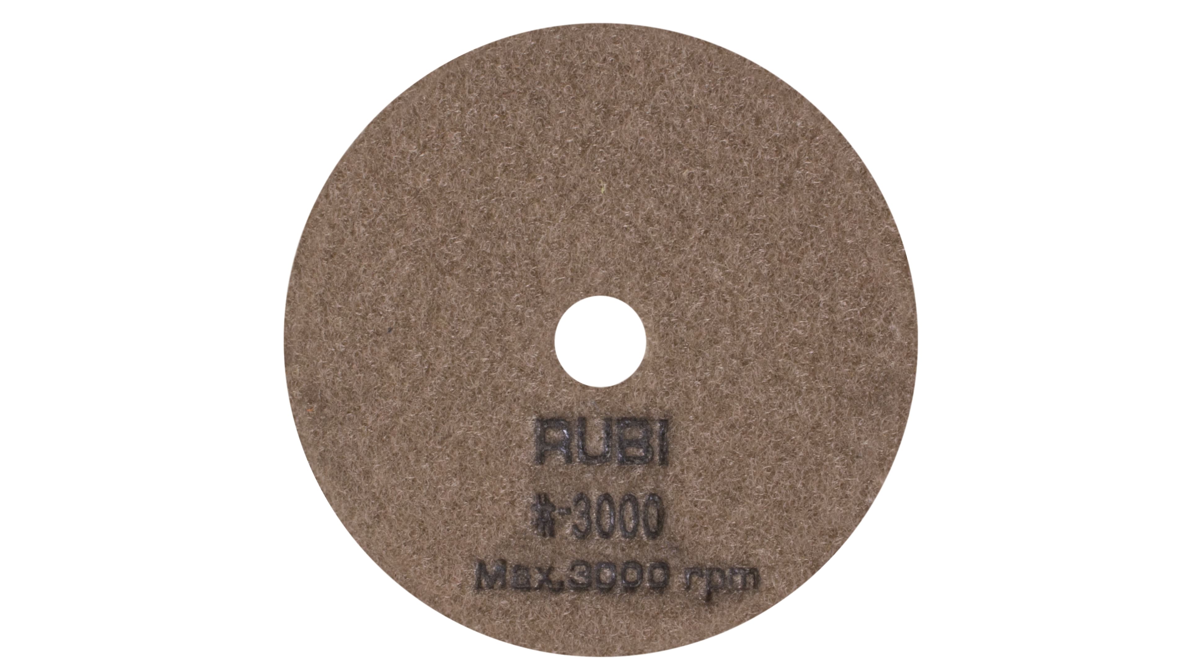 RUBI 62976 Brusni disk za poliranje GR.3000 Ø100mm - slika 3