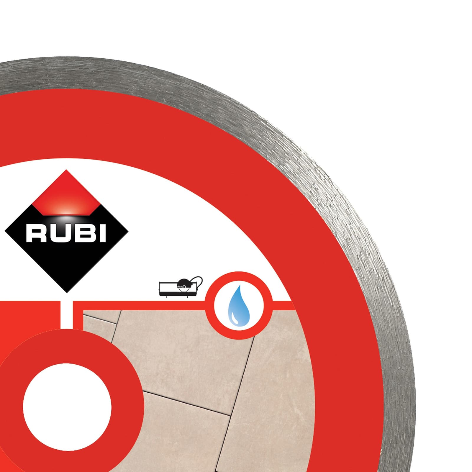RUBI 30959 CPC-250 PRO dijamantska testera za mokro sečenje keramike, 250mm - slika 3