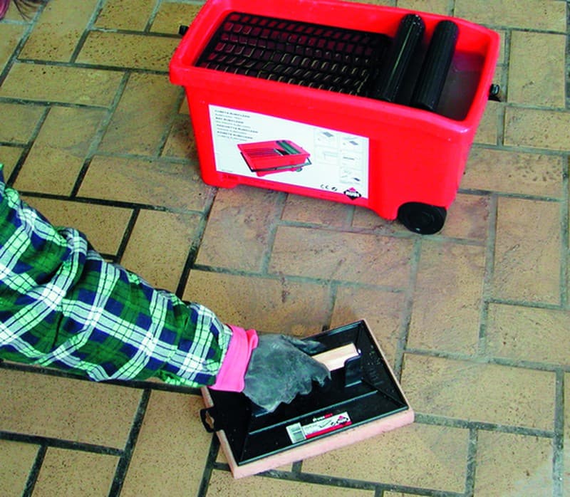 RUBI 21998 Washboy kofa za keramičare sa točkićima, 24l - slika 4