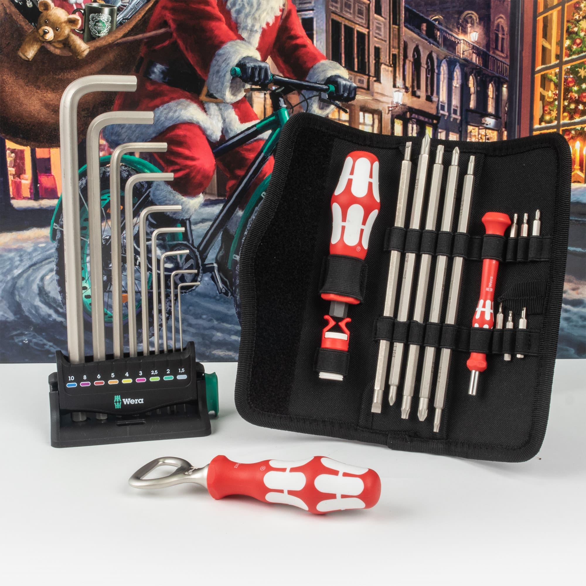Wera 136607 Advent kalendar - 24-delni set alata + otvarač za flaše - slika 8