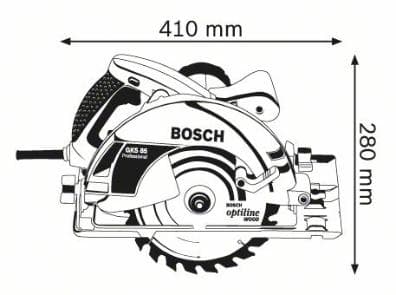Bosch GKS 85 Ručna kružna testera, 2.200W - slika 5