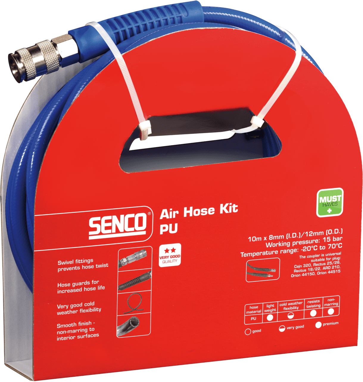 Senco 4000660 spiralno crevo 10m za pneumatske alate