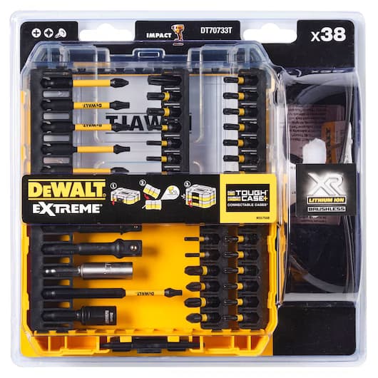 DeWalt DT70733T Set pribora 38 kom + zaštitne naočare - slika 3
