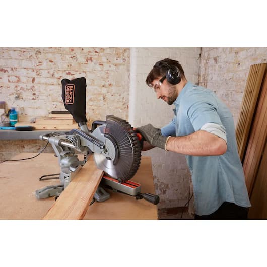 Black&Decker BES710 Stacionarna potezna kružna testera - ger, 254mm 2100W - slika 4