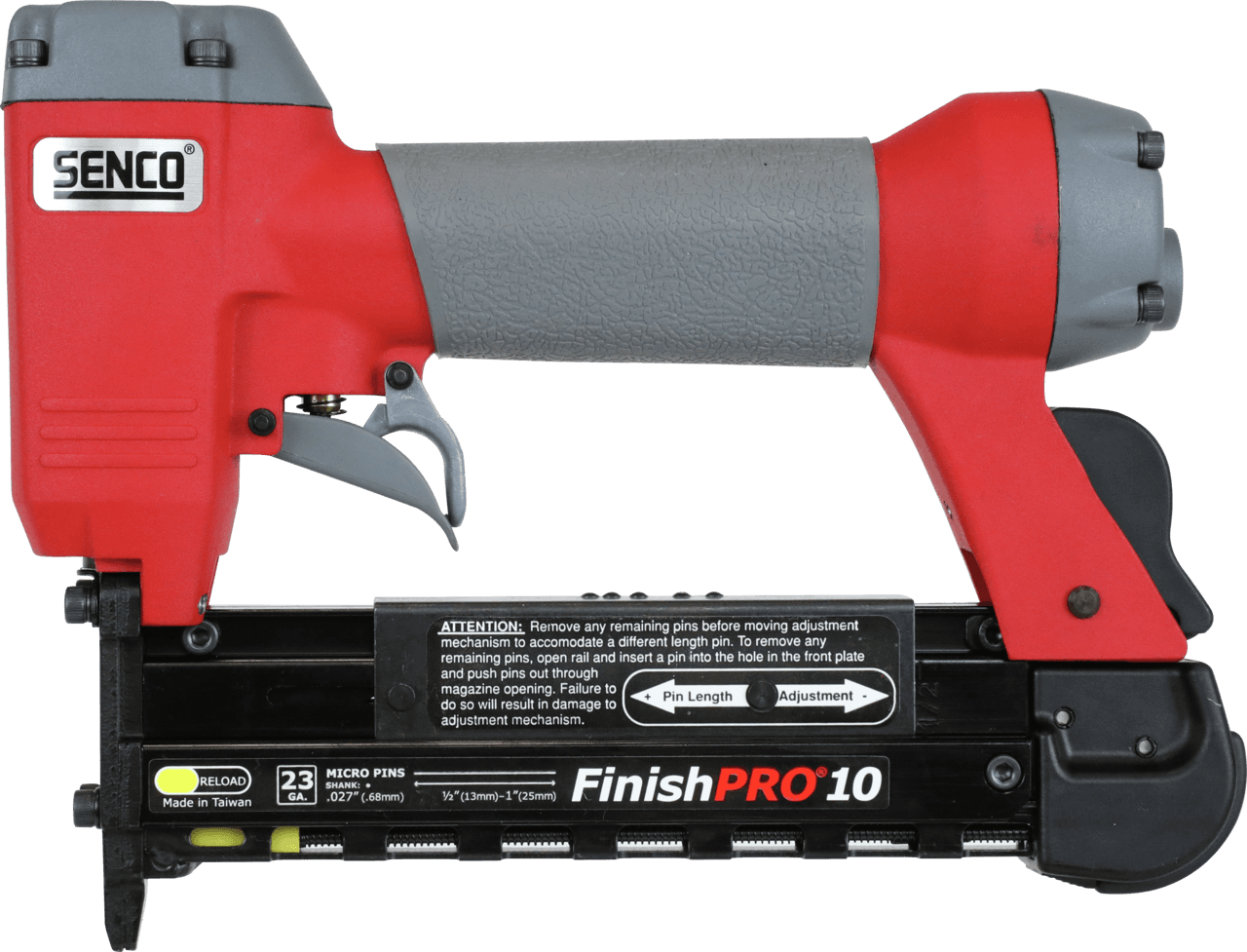 Senco FinishPro10 pneumatski pištolj za eksere bez glave, 12-25mm