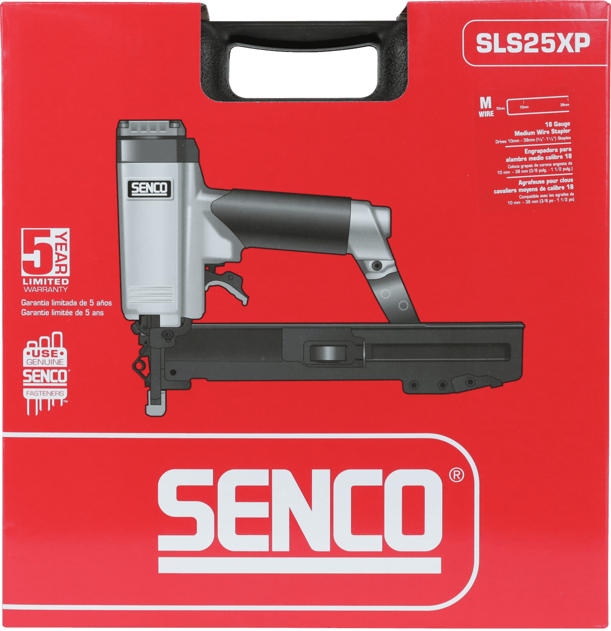 Senco SLS25XP-L pneumatski pištolj za klamerice, 9.5-38mm, L tip - slika 2