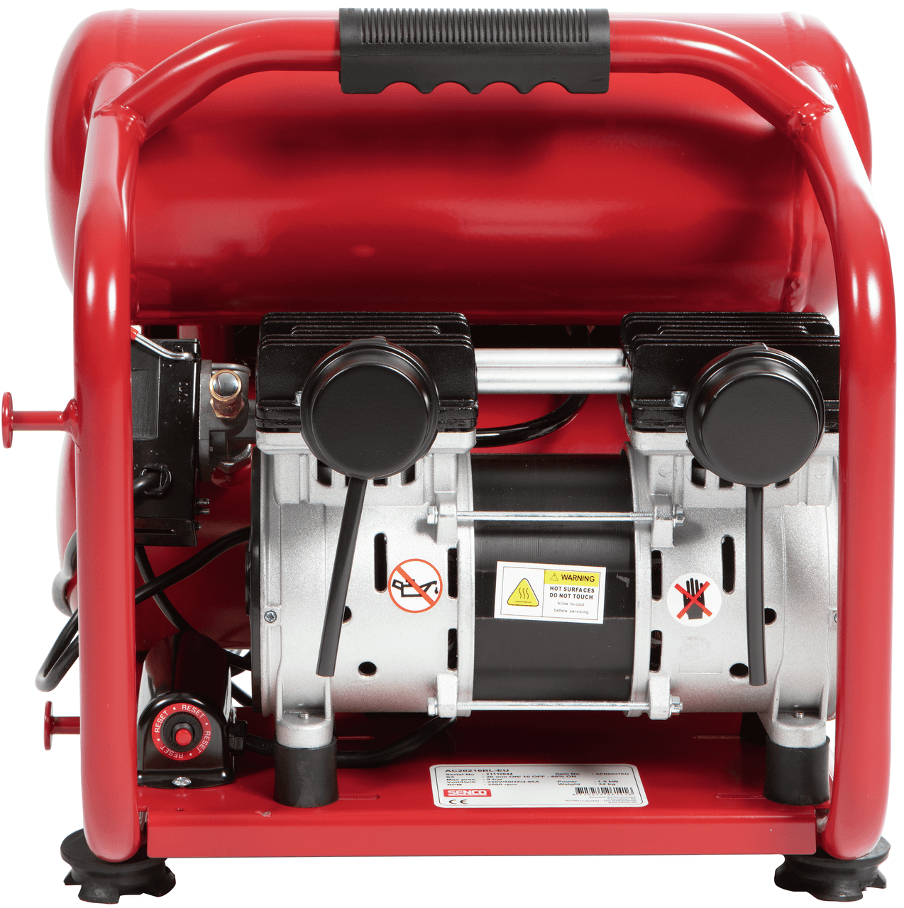 Senco AC20216BL-EU bezuljni, bešumni kompresor za vazduh, 16l, 9bar, 1.500W - slika 5