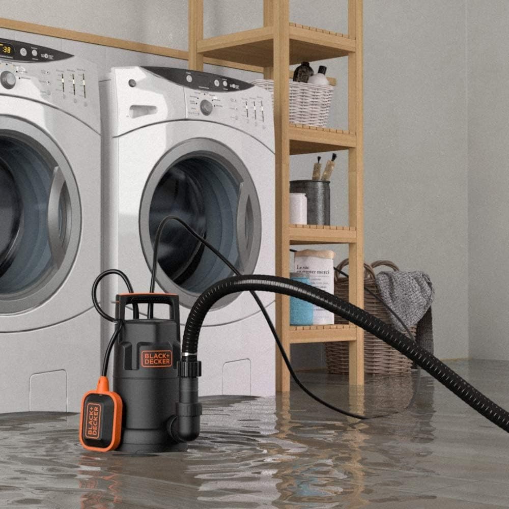 Black+Decker BXUP250PCE potopna pumpa čistu vodu, 250W, 6.000 L/h - slika 8