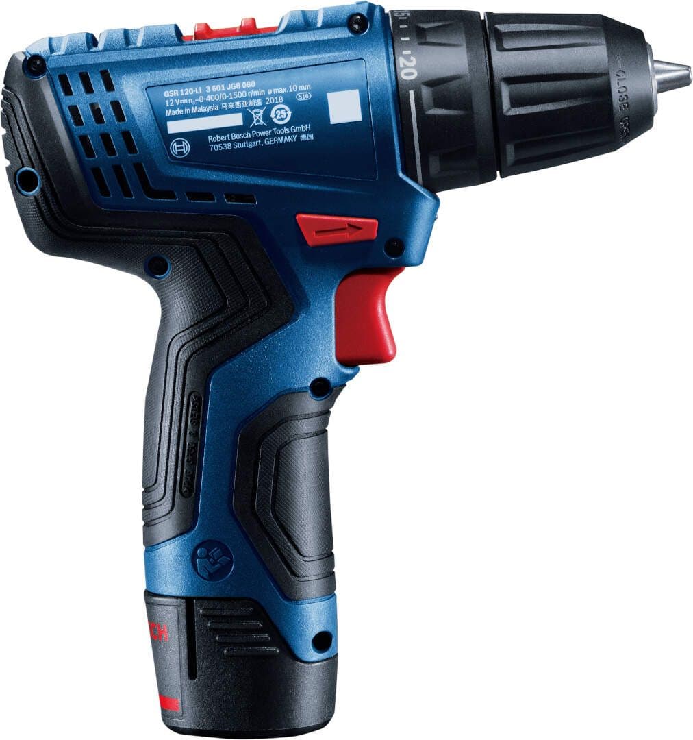 Bosch GSR 120 li akumulatorska bušilica-odvrtač 2x2.0Ah, 06019G8002 + 21-delni set - slika 4