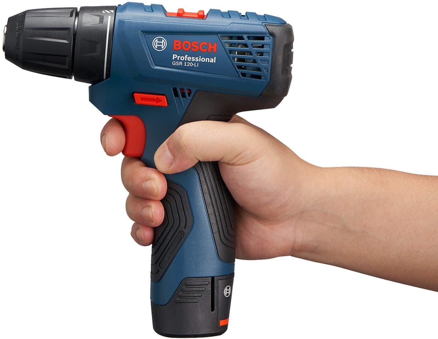 Bosch GSR 120 li akumulatorska bušilica-odvrtač 2x2.0Ah, 06019G8002 + 21-delni set - slika 5