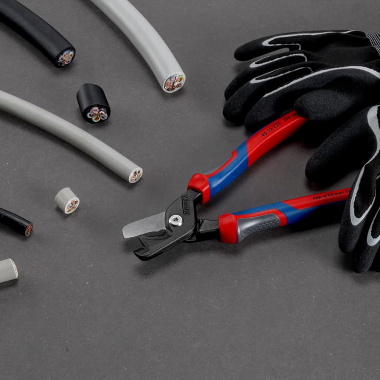 Knipex 95 12 225 StepCut XL Makaze za kablove 225mm sa trokomponentnom drškom - slika 4