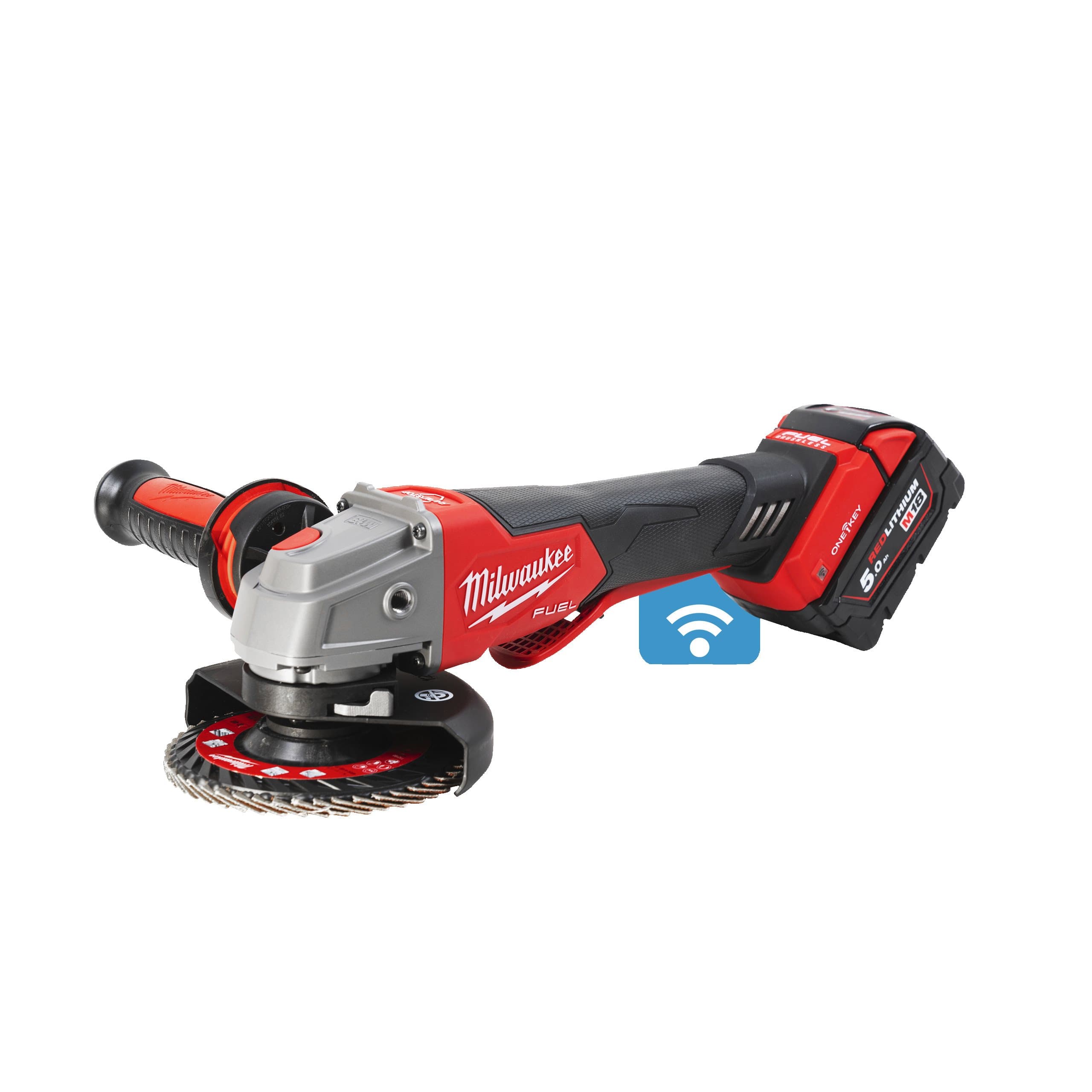 Milwaukee M18ONEFSAG125-5 Aku bruslica 125mm 18V 2x5.0Ah - slika 2