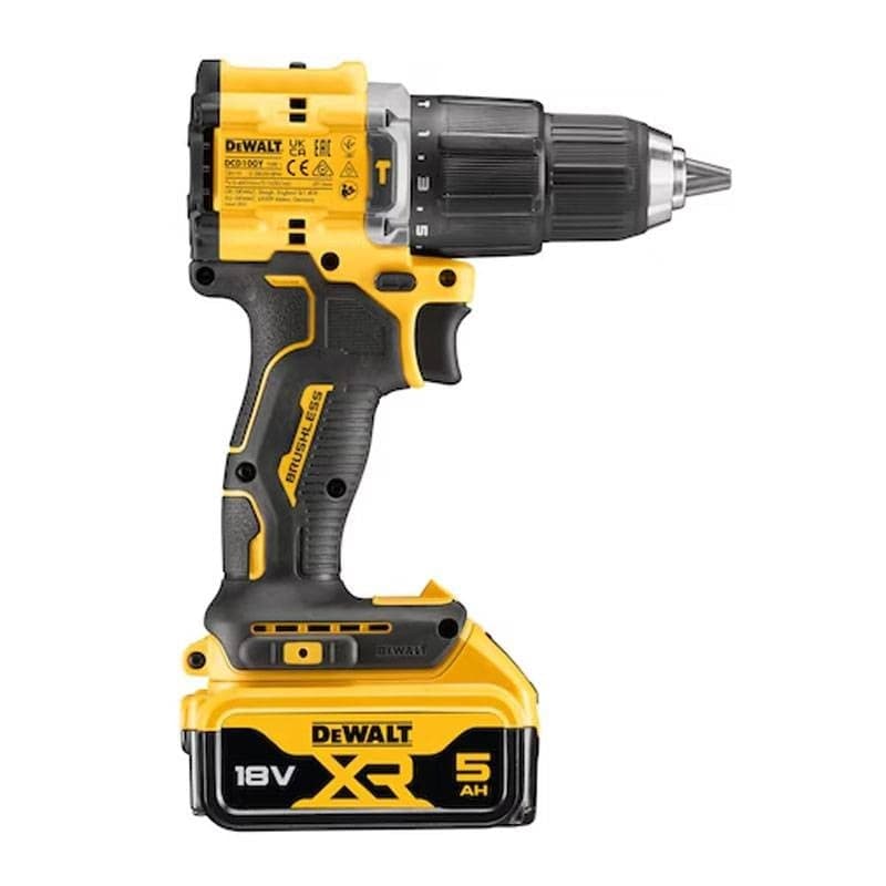 DeWalt DCD100YP2T aku udarna bušilica - odvrtač, 2x5.0Ah, 18V - slika 7