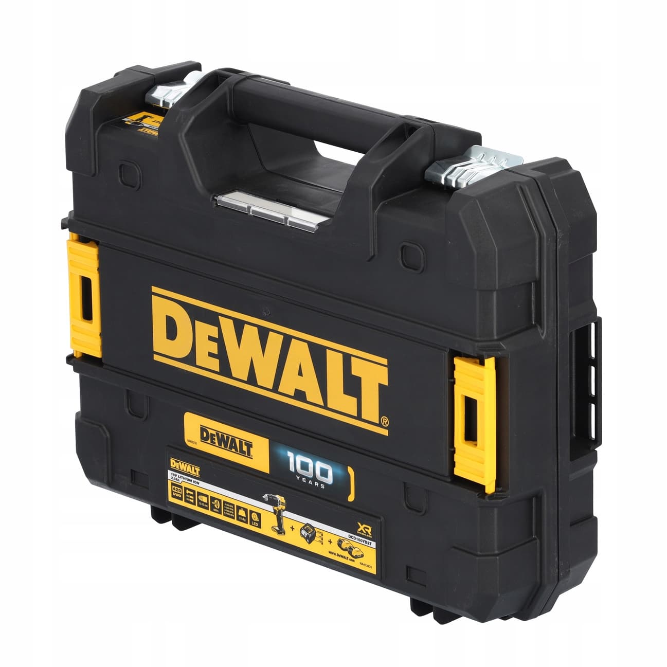 DeWalt DCD100YD2T aku udarna bušilica - odvrtač, 2x2.0Ah, 18V - slika 6