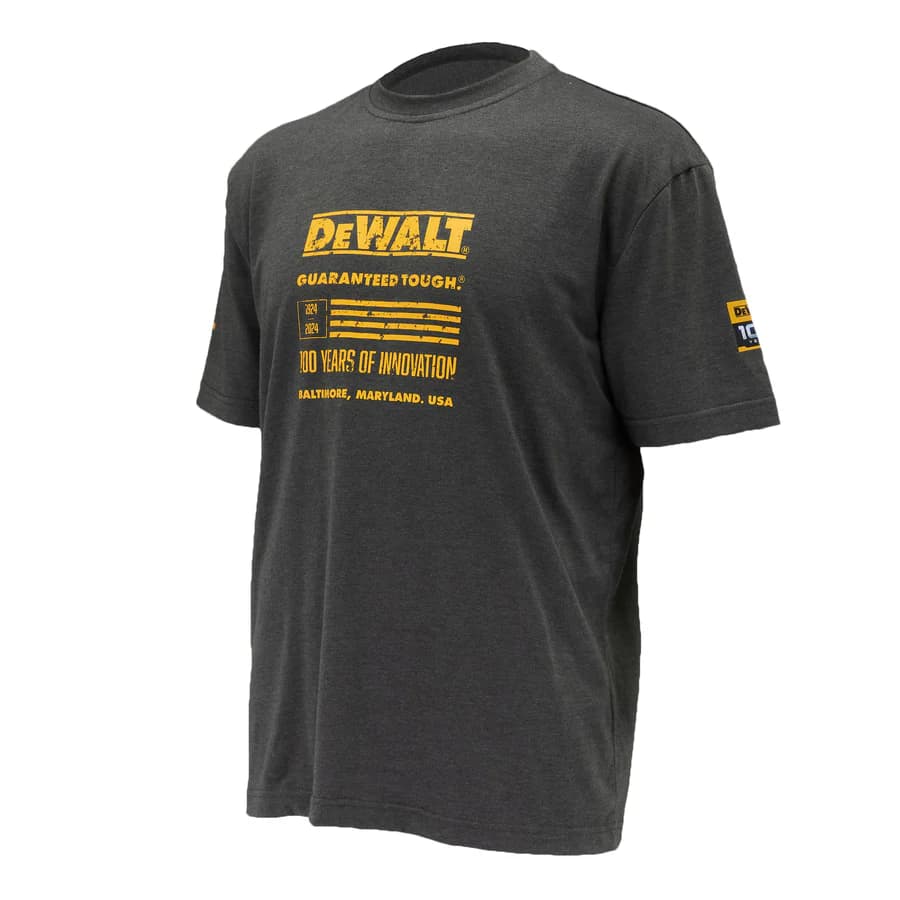 DeWalt DWC240-004 siva majica, 100 godina Limited Edition - slika 3