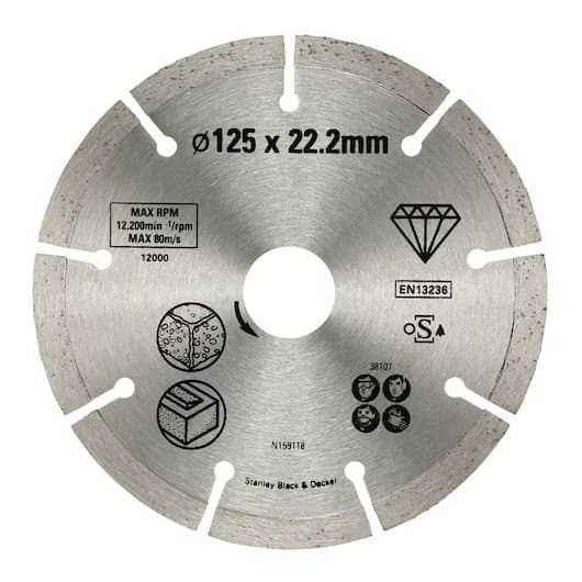 Stanley STA38107 Rezni disk za beton 125mm