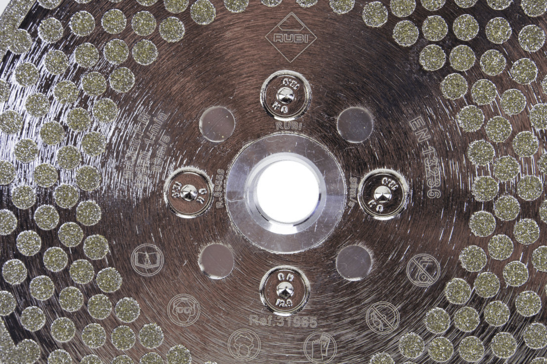 RUBI 31965 Rezna i brusna ploča za keramiku, obložena dijamantima sa obe strane, 125 mm - slika 7