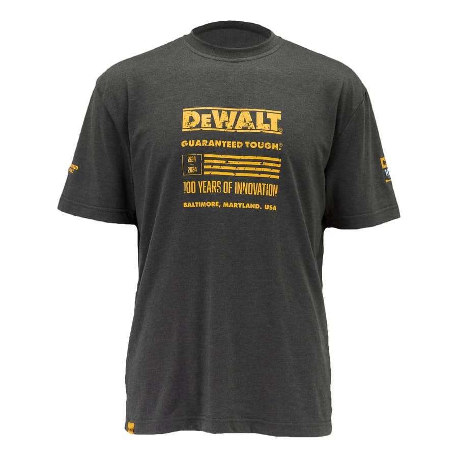 DeWALT 100 years DWSET3, set dva aku alata DCG405N + DCH133NT, 1x 5.0Ah, 18V + poklon majica - slika 5