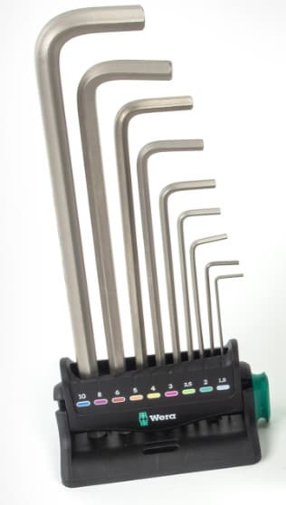 Wera 136609 set imbus ključeva na stalku, 10 delova, 1.5-10mm - slika 2