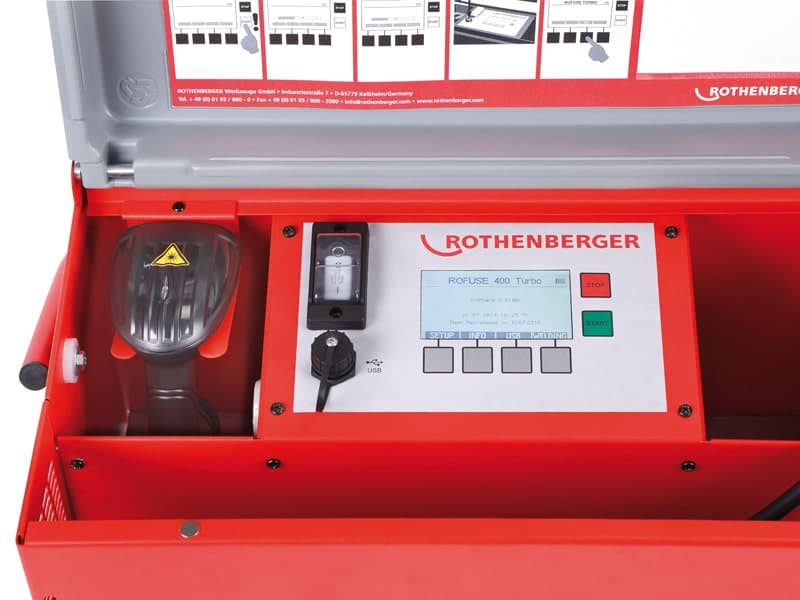 Univerzalni uređaj za elektrofuziono spajanje elektrofitinga Rothenberger ROFUSE 1200 TURBO - slika 3