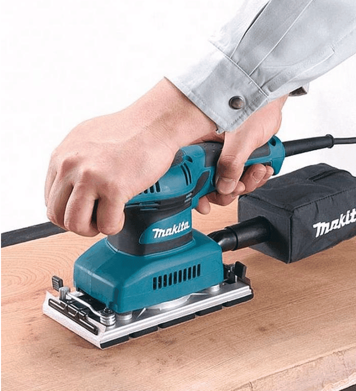 Makita DK0008 Set alata - Makita 4326 ubodna testera + Makita BO3710 šlajferica - slika 2