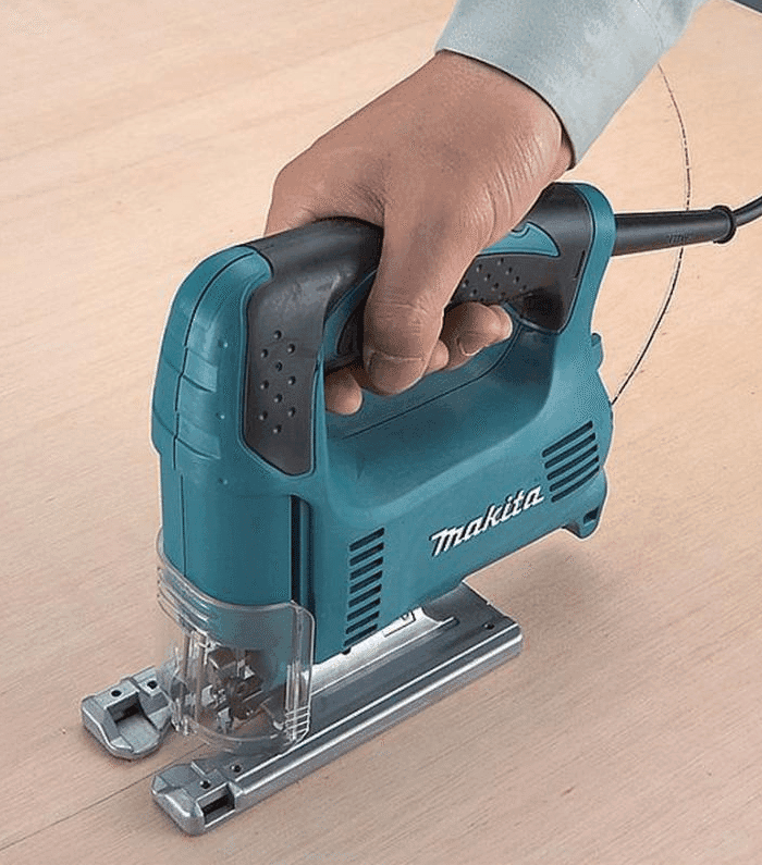 Makita DK0008 Set alata - Makita 4326 ubodna testera + Makita BO3710 šlajferica - slika 3