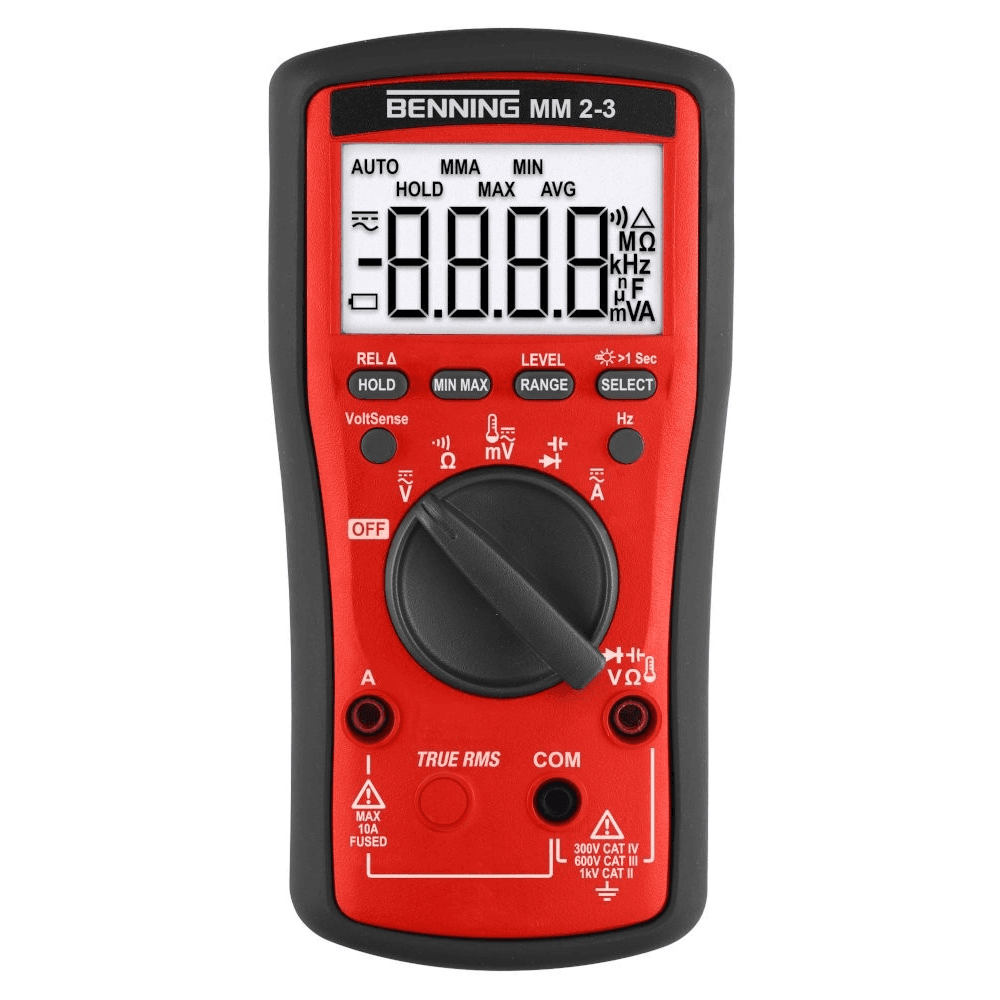 Benning digitalni multimetar MM2-3