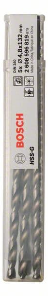 Burgija za metal HSS-G, DIN 340 Bosch 2608596819, 4,8 x 87 x 132 mm