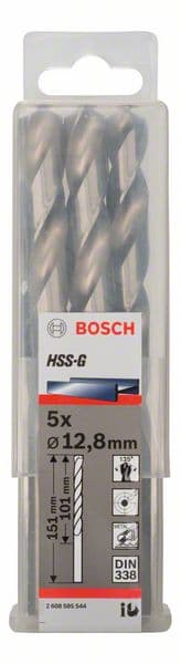 Burgija za metal HSS-G, DIN 338 Bosch 2608585544, 12,8 x 101 x 151 mm