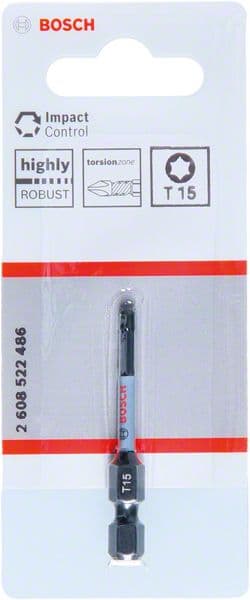Bosch Impact Control bit T15 dužine 50mm, 2608522486