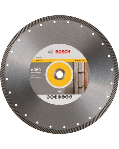 Bosch dijamantska rezna ploča Expert for Universal Turbo 350 x 20/25,40 x 2,2 x 12 mm - 2608602580