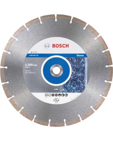 Bosch dijamantska rezna ploča Standard for Stone 300 x 20,00 x 3,1 x 10 mm - 2608603753