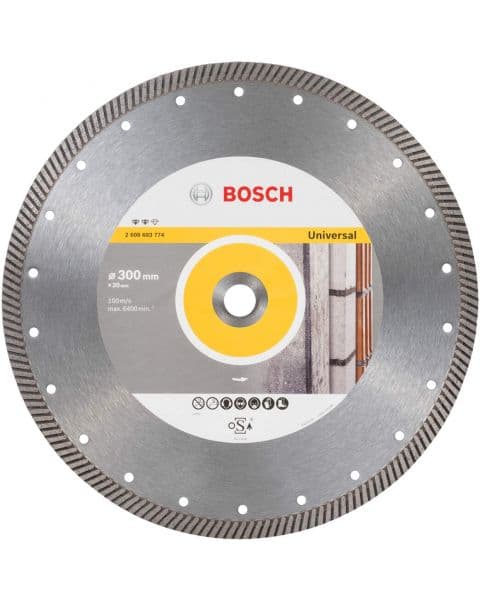 Bosch dijamantska rezna ploča Expert for Universal Turbo 300 x 20,00 x 2,2 x 12 mm - 2608603774
