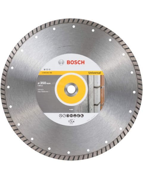 Bosch dijamantska rezna ploča Standard for Universal Turbo 350 x 20,00 x 3 x 10 mm - 2608603780