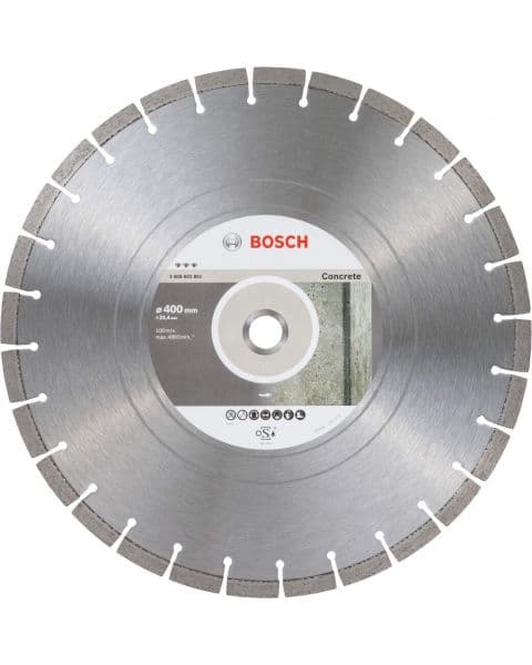 Bosch dijamantska rezna ploča za beton Best for Concrete 400 x 25,40 x 3,2 x 12 mm - 2608603801