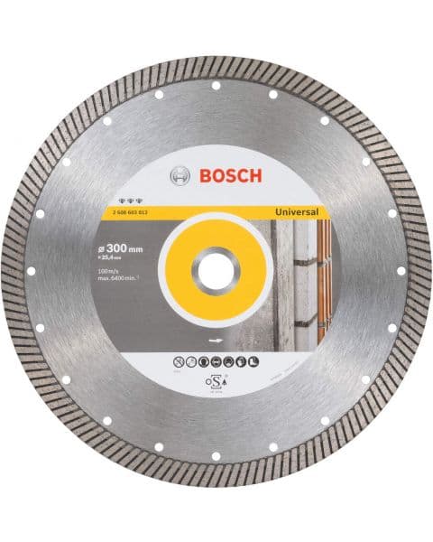 Bosch dijamantska rezna ploča Best for Universal Turbo 300 x 25,40 x 3 x 15 mm - 2608603812