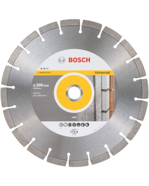 Bosch dijamantska rezna ploča Expert for Universal 300 x 25,40 x 2,8 x 12 mm - 2608603814